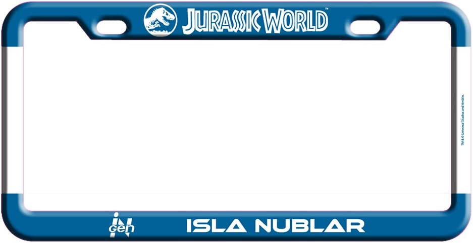 Factory Entertainment Jurassic World Isla Nublar License Plate Frame