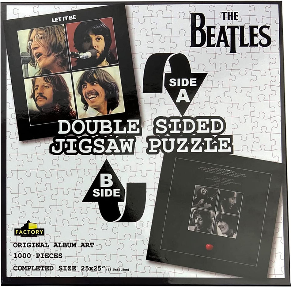 Factory Entertainment The Beatles Let It Be Double Sided Album Art Jigsaw Puzzle