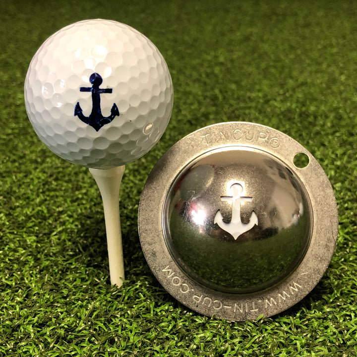 Tin Cup Products Golf Ball Marker, Anchors Aweigh