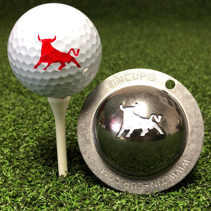 Tin Cup Products Golf Ball Marker, Bull Market