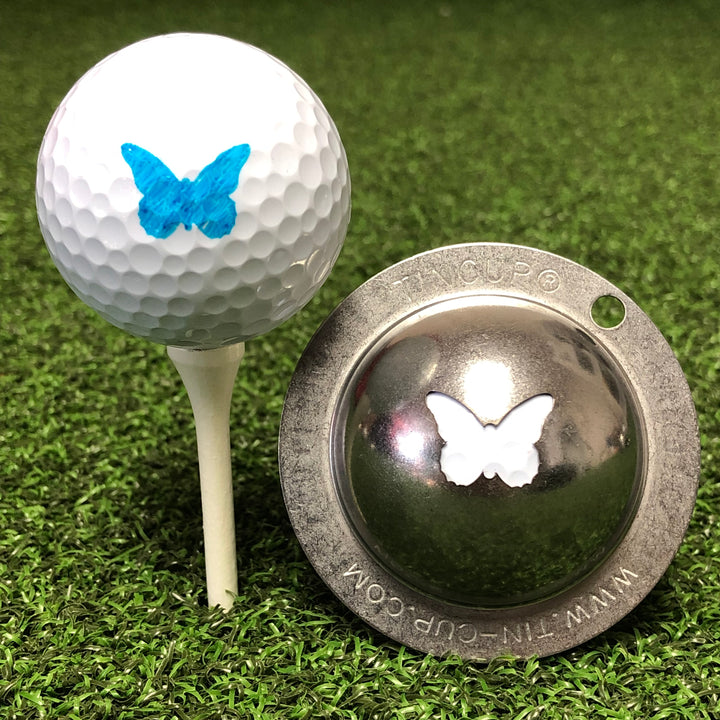 Tin Cup Products Golf Ball Marker, Flutterby