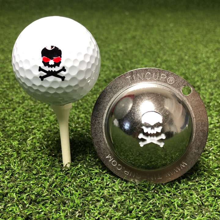 Tin Cup Products Golf Ball Marker, Jolly Roger