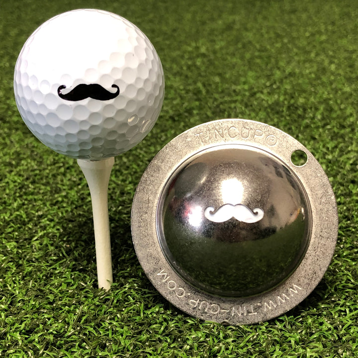 Tin Cup Products Golf Ball Marker, Stache
