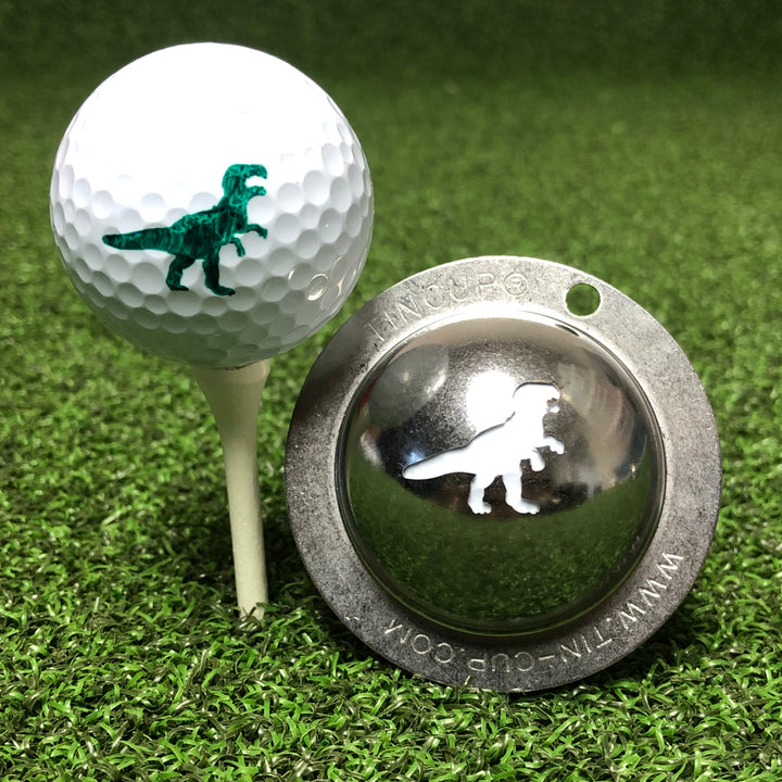 Tin Cup Products Golf Ball Marker, Tee Rex